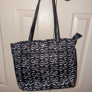 Kate Spade Black and White Patterned Tote